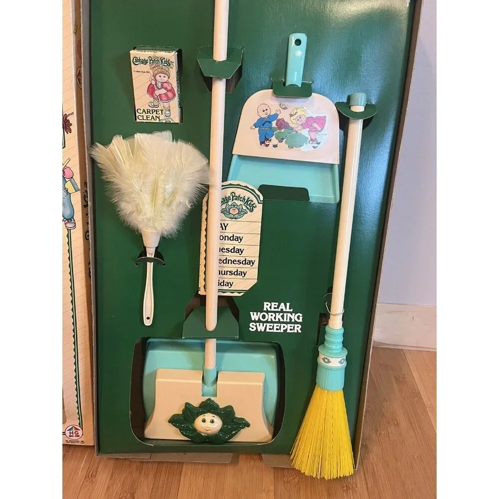 VINTAGE 1984 Original Appalachian Artworks - Cabbage Patch Kids Cleaning Set NEW